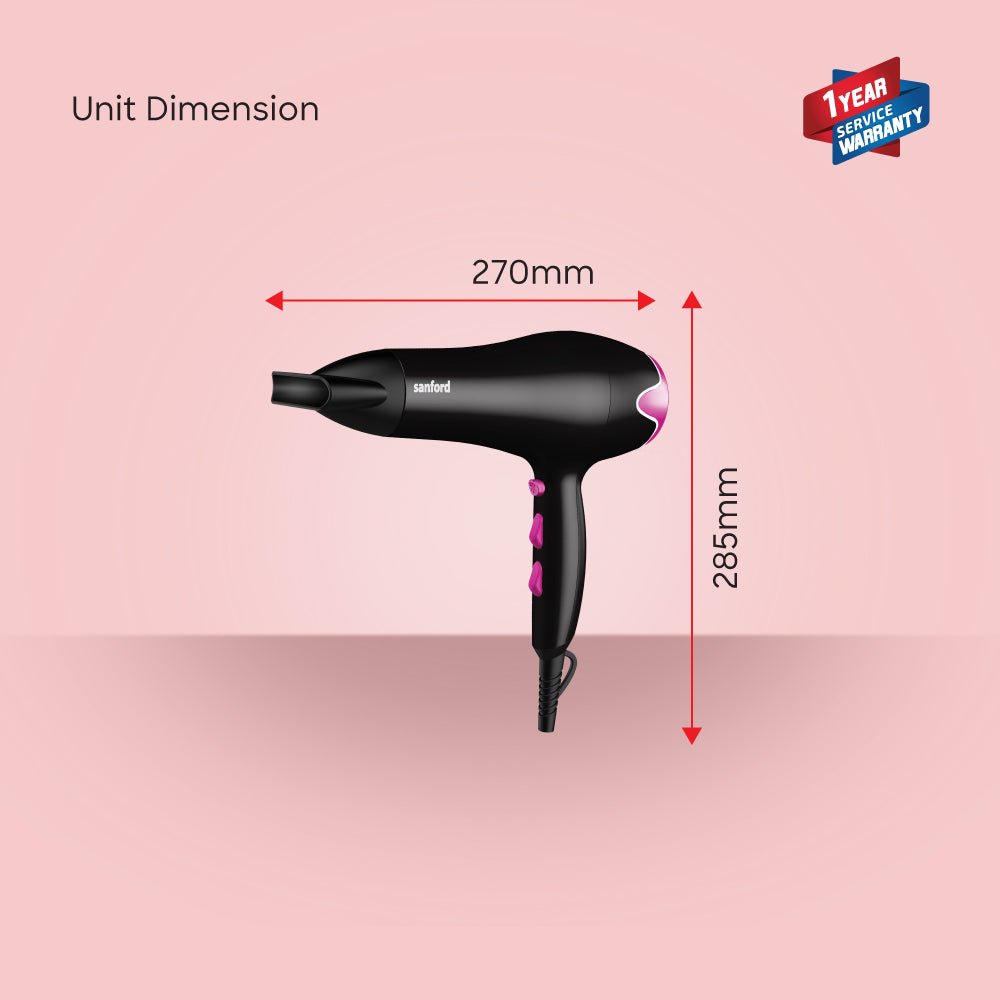 Sanford High-Performance 2000W Professional  Hair Dryer | SF9694HD - buysanford
